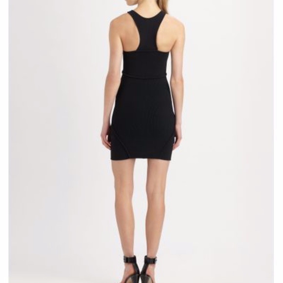 A.L.C. Ribbed Bandage Knit Sleeveless Drielly Dress - Picture 4 of 8